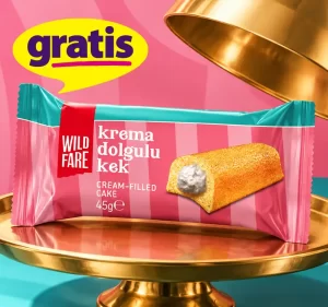 Gratis Wildfare krema dolgulu kek ambalaj tasarımı gıda ambalajı Artfolio Creative